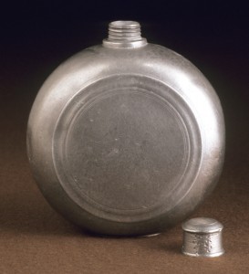 Pewter flask, 1955.623