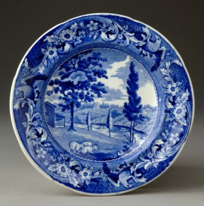 Pearlware plate, 1958.1890