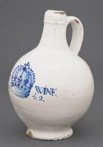 Delftware bottle or jug, 1960.759