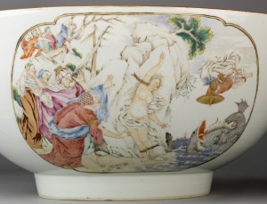 Punch bowl side detail, 1961.823