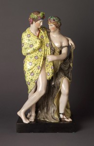 Pearlware Bacchus and Ariadne, 2002.30.98