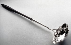 Silver punch ladle, 1956.100