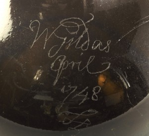 Wine bottle detail, 1959.1730