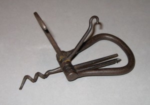 Folding corkscrew set, 1965.2230