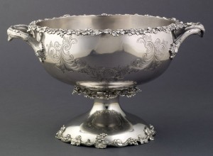 Silver punch bowl, 1990.47