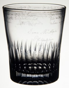 Glass tumbler, 1976.321