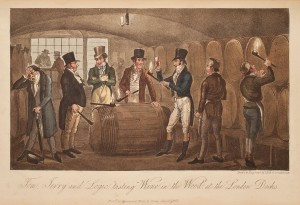 Tasting wine in the cask, 