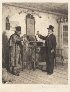 Glass with the Squire print detail, 1978.33