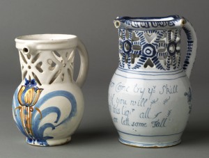 Delftware puzzle jugs, 1962.600, 2008.34.5