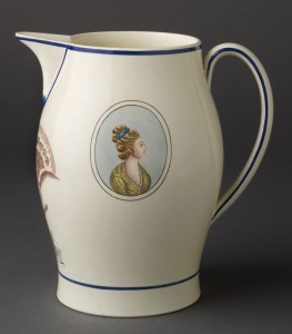 Creamware jug view 3, 2009.21.7
