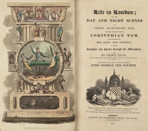 Life in London frontis & title p., PR4649 E281