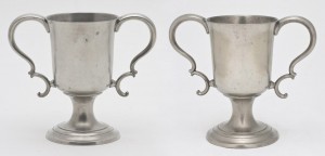Pewter cups, 1976.187.1, .2