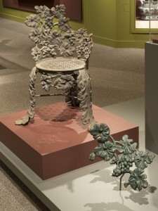 Metalwork grapevine garden chair, 1969.4213