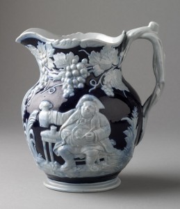 Stoneware pitcher side 1, 2005.516