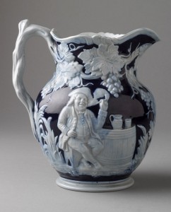 Stoneware pitcher side 2, 2005.516