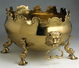Brass monteith detail, 1959.2564