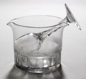 Wine rinser and wineglass, 2006.3.57, .21
