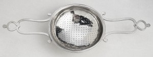 Silver punch strainer, 1960.82