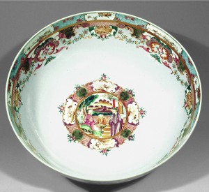 Porcelain punch bowl, Nadler loan