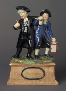 Pearlware figure group, 2002.30.84