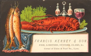 Kenney trade card, Col 9 68x164.223