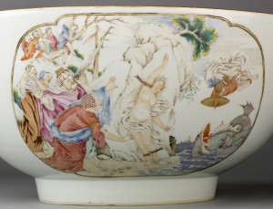 Punch bowl side detail, 1961.823