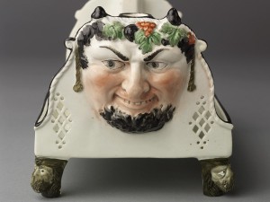 Earthenware inkwell detail, 1969.8657