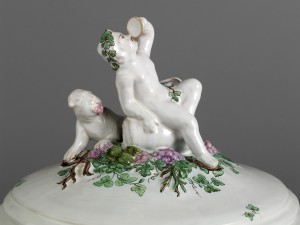 Infant Bacchus tureen detail, 1996.4.49