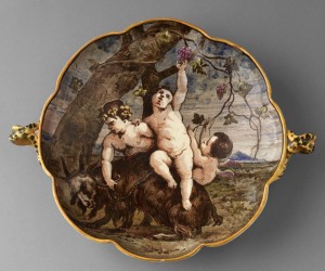 Infant Bacchus Wedgwood dish, 2011.19.1