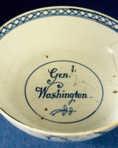 Pearlware punch bowl detail, 1959.777